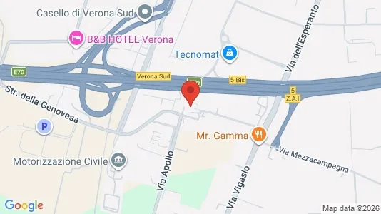 Rooms for rent i Verona - kort over placeringen