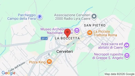 Apartments for rent i Cerveteri - kort over placeringen