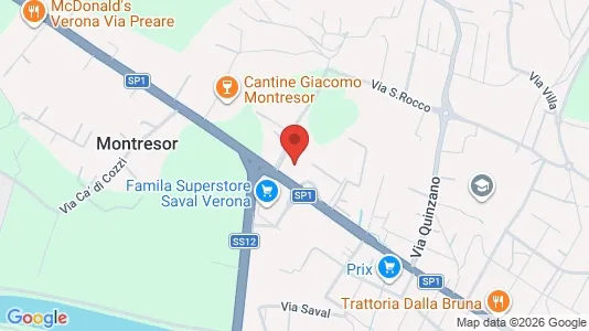 Apartments for rent i Verona - kort over placeringen