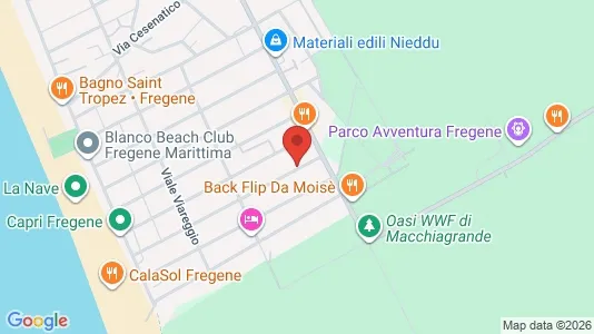 Apartments for rent i Fiumicino - kort over placeringen