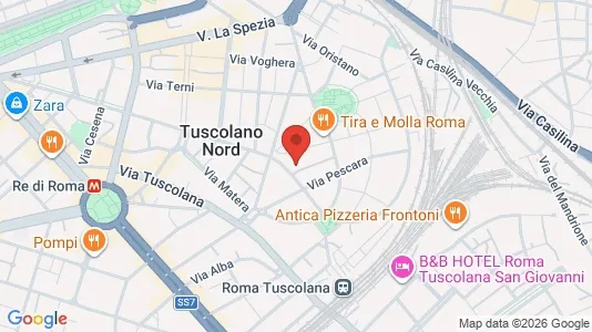 Apartments for rent i Roma Municipio VII – Appio-Latino/Tuscolano/Cinecittà - kort over placeringen