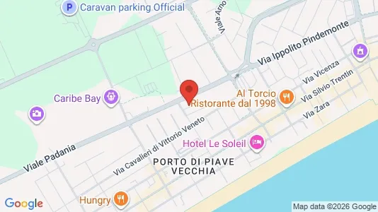 Apartments for rent i Jesolo - kort over placeringen
