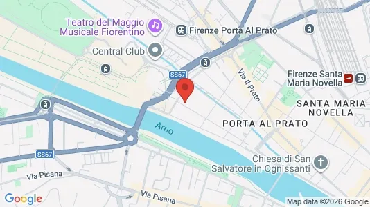 Apartments for rent i Florence - kort over placeringen