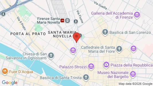 Apartments for rent i Florence - kort over placeringen