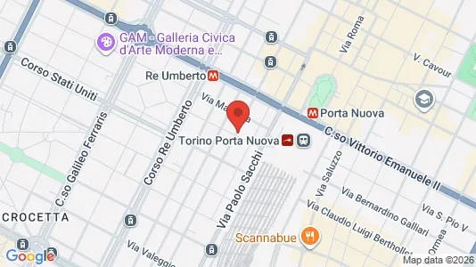 Apartments for rent i Turin - kort over placeringen