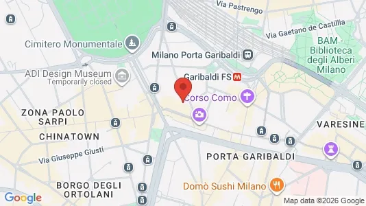 Apartments for rent i Milano Zona 1 - Centro storico - kort over placeringen
