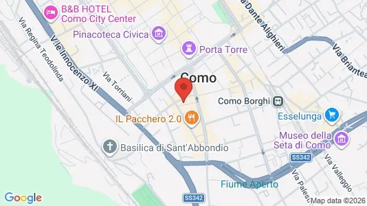 Apartments for rent i Como - kort over placeringen