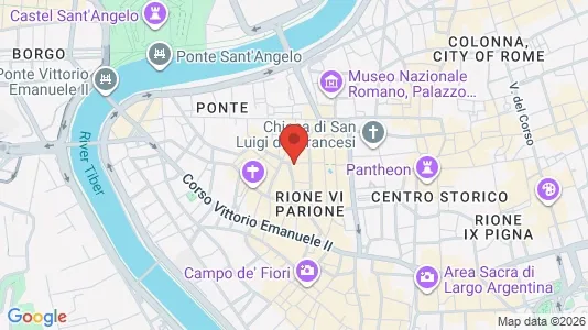 Apartments for rent i Roma Municipio I – Centro Storico - kort over placeringen