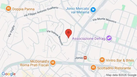 Apartments for rent i Roma Municipio III – Monte Sacro - kort over placeringen