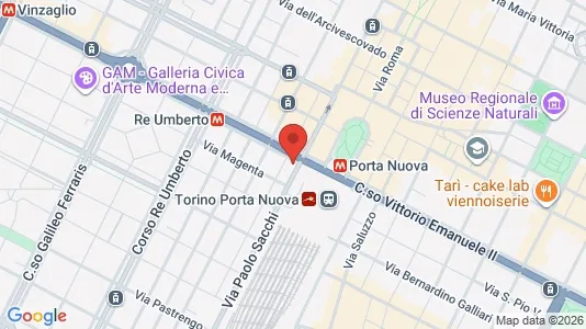 Apartments for rent i Turin - kort over placeringen