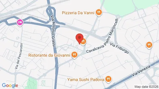 Apartments for rent i Padua - kort over placeringen