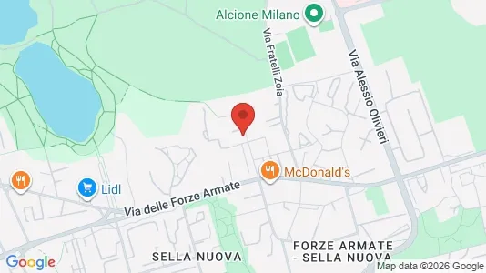Rooms for rent i Milano Zona 7 - Baggio, De Angeli, San Siro - kort over placeringen