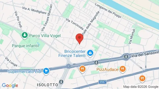 Rooms for rent i Florence - kort over placeringen