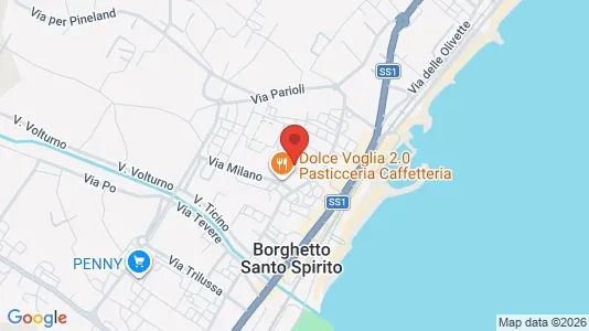 Apartments for rent i Borghetto Santo Spirito - kort over placeringen
