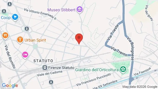 Apartments for rent i Florence - kort over placeringen