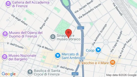 Apartments for rent i Florence - kort over placeringen