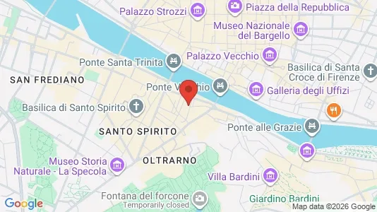 Apartments for rent i Florence - kort over placeringen