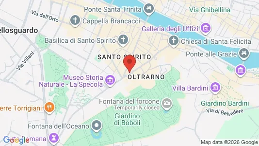 Apartments for rent i Florence - kort over placeringen