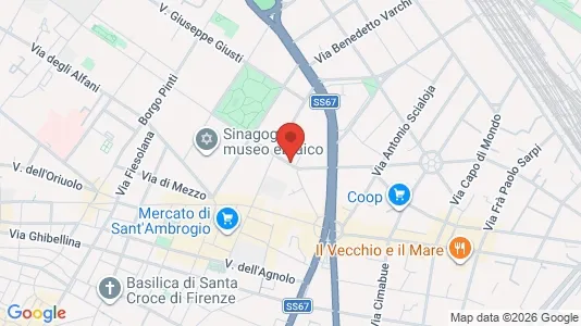Apartments for rent i Florence - kort over placeringen