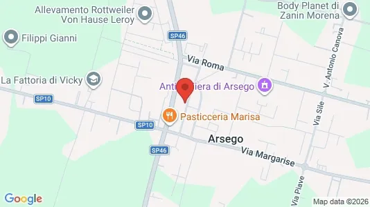 Apartments for rent i Borgoricco - kort over placeringen