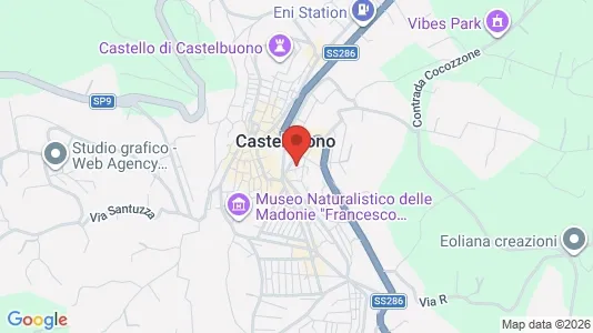 Apartments for rent i Castelbuono - kort over placeringen