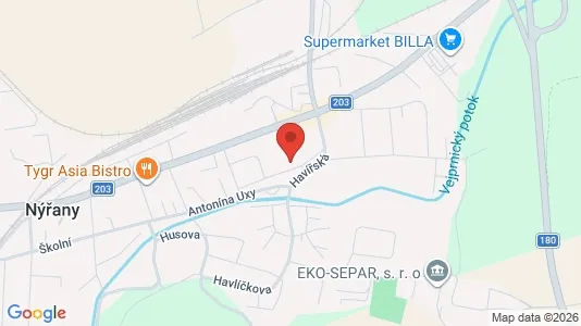 Apartments for rent i Plzeň-sever - kort over placeringen