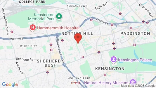 Apartments for rent i London W11 - kort over placeringen
