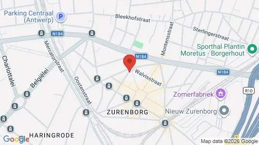 Apartments for rent i Stad Antwerp - kort over placeringen