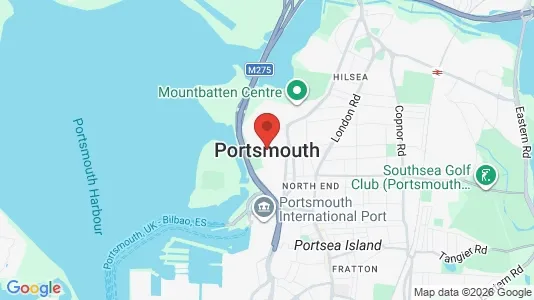 Apartments for rent i Portsmouth - Hampshire - kort over placeringen