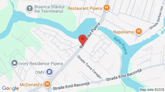 Apartments for rent i Voluntari - kort over placeringen