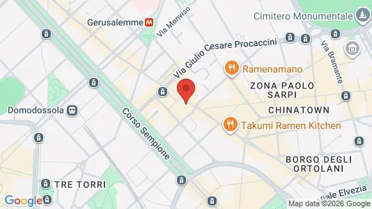 Apartments for rent i Milano Zona 1 - Centro storico - kort over placeringen