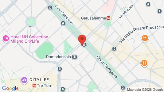 Apartments for rent i Milano Zona 1 - Centro storico - kort over placeringen