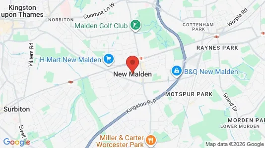 Apartments for rent i New Malden - Surrey - kort over placeringen