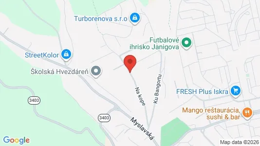 Apartments for rent i Košice-Okolie - kort over placeringen