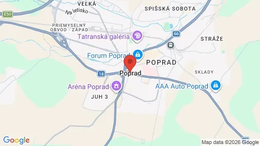 Apartments for rent in Poprad - Photo from Google Street View