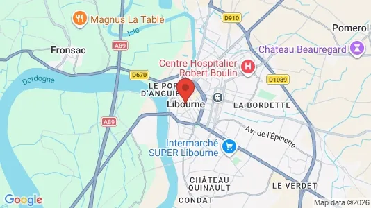 Apartments for rent in Libourne - Photo from Google Street View