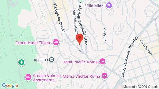 Apartments for rent i Roma Municipio XIV – Monte Mario - kort over placeringen