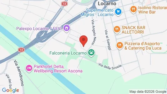 Apartments for rent i Locarno - kort over placeringen