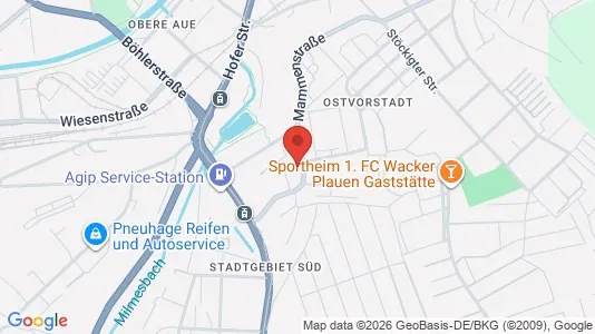 Apartments for rent i Vogtlandkreis - kort over placeringen