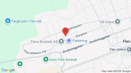 Apartments for rent i Flen - kort over placeringen