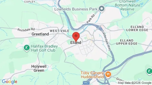 Houses for rent in Elland - West Yorkshire - Photo from Google Street View