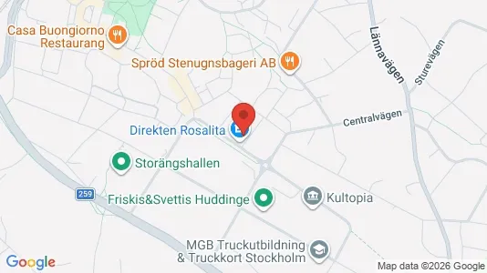 Apartments for rent i Huddinge - kort over placeringen