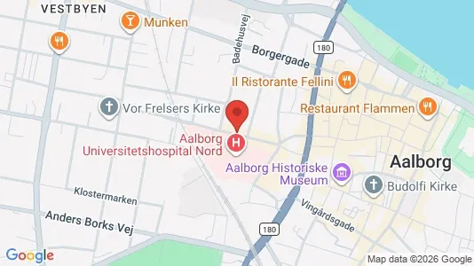 Apartments for rent i Aalborg Center - kort over placeringen