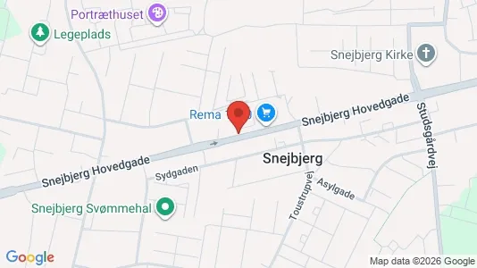 Apartments for rent i Herning - kort over placeringen