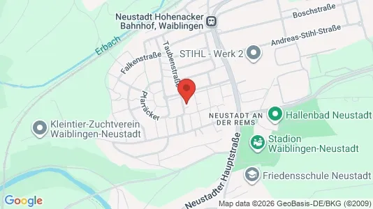 Apartments for rent i Rems-Murr-Kreis - kort over placeringen