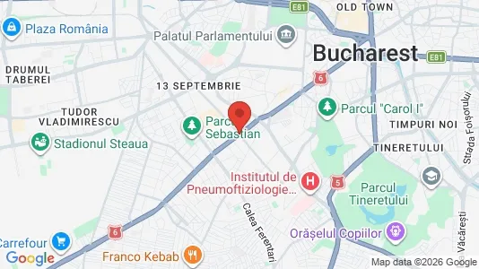 Apartments for rent i Bucharest - Sectorul 5 - kort over placeringen