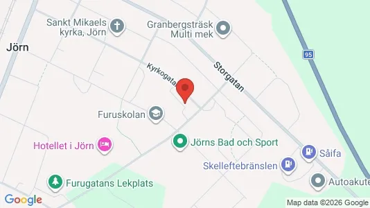 Apartments for rent i Skellefteå - kort over placeringen
