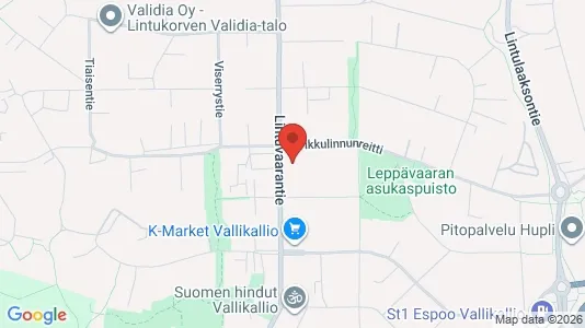 Apartments for rent i Espoo - kort over placeringen