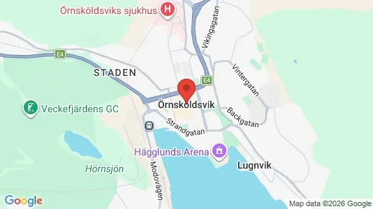 Rooms for rent in Örnsköldsvik - Photo from Google Street View