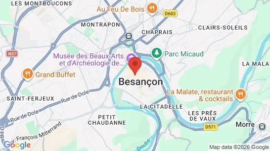 Apartments for rent in Besançon - Photo from Google Street View